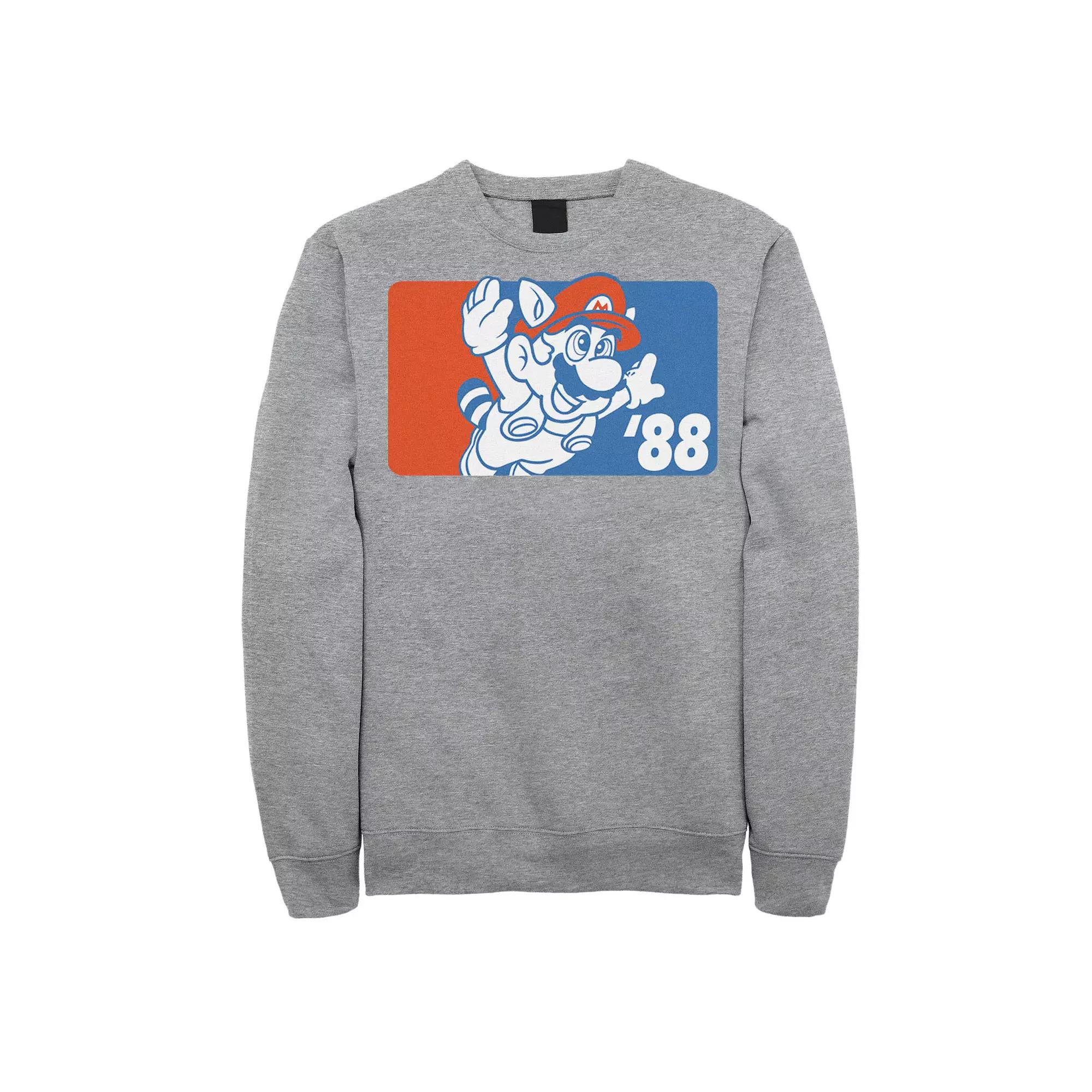 Big & Tall Super Mario Fly Guy 88 Graphic Fleece Pullover, Men's,  Product Image