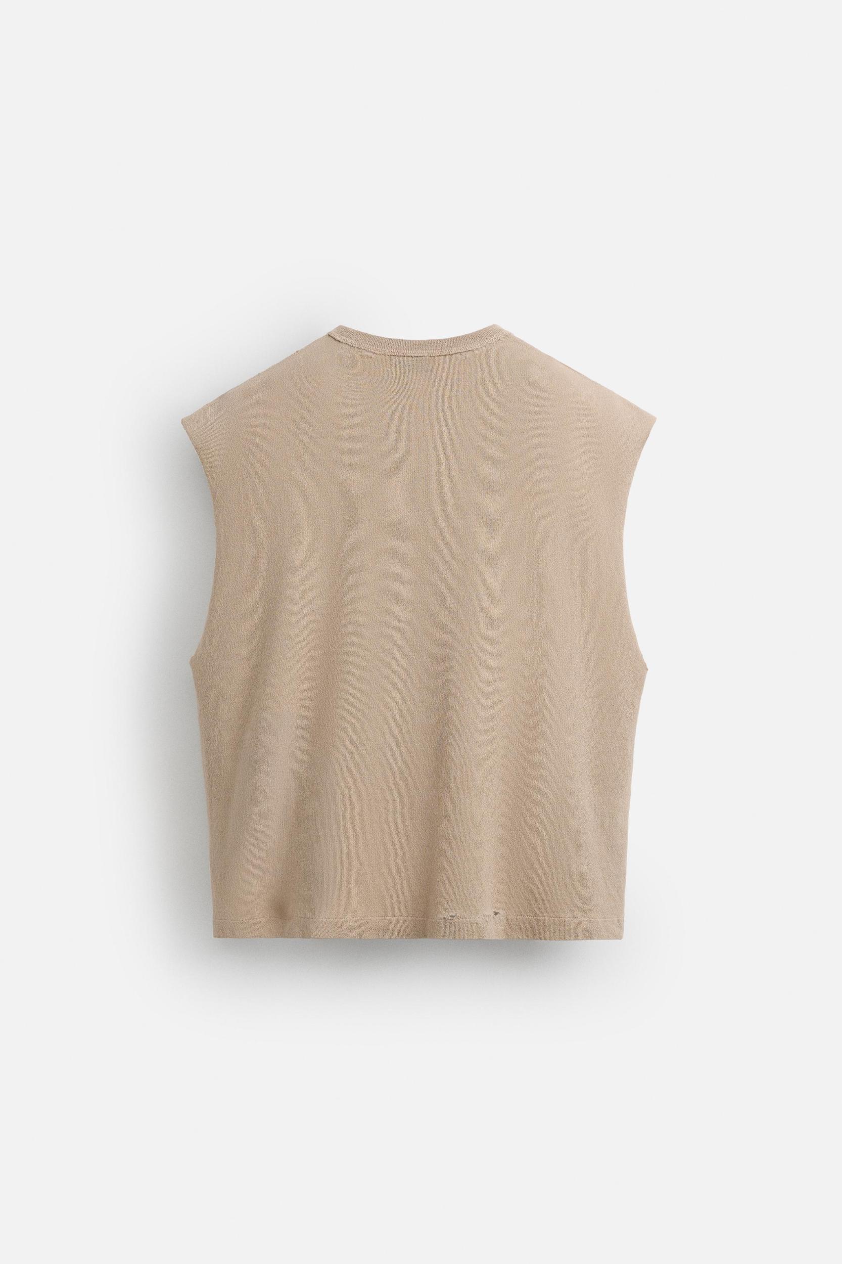 PRINTED KNIT TANK TOP Product Image