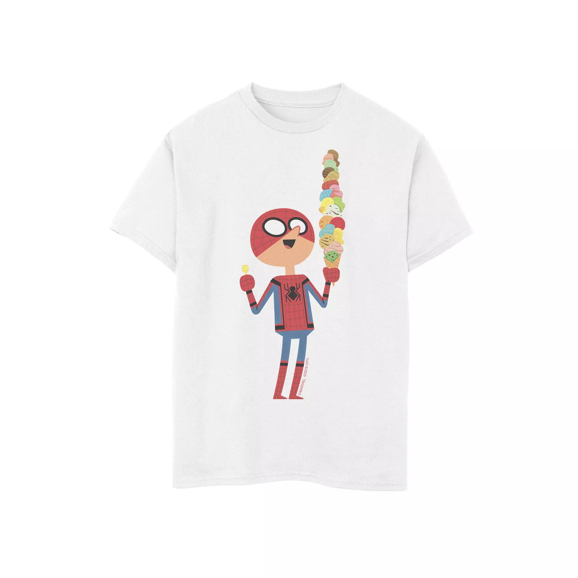 Boys 6-20 Marvel Spider-Man Far From Home Happy Ice Cream Cone Graphic Tee, Boy's,  Product Image