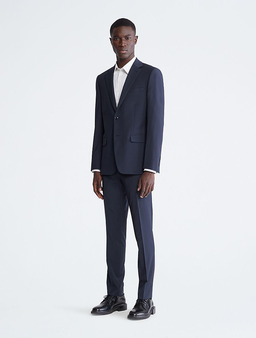 Skinny Fit Navy Suit Jacket Product Image