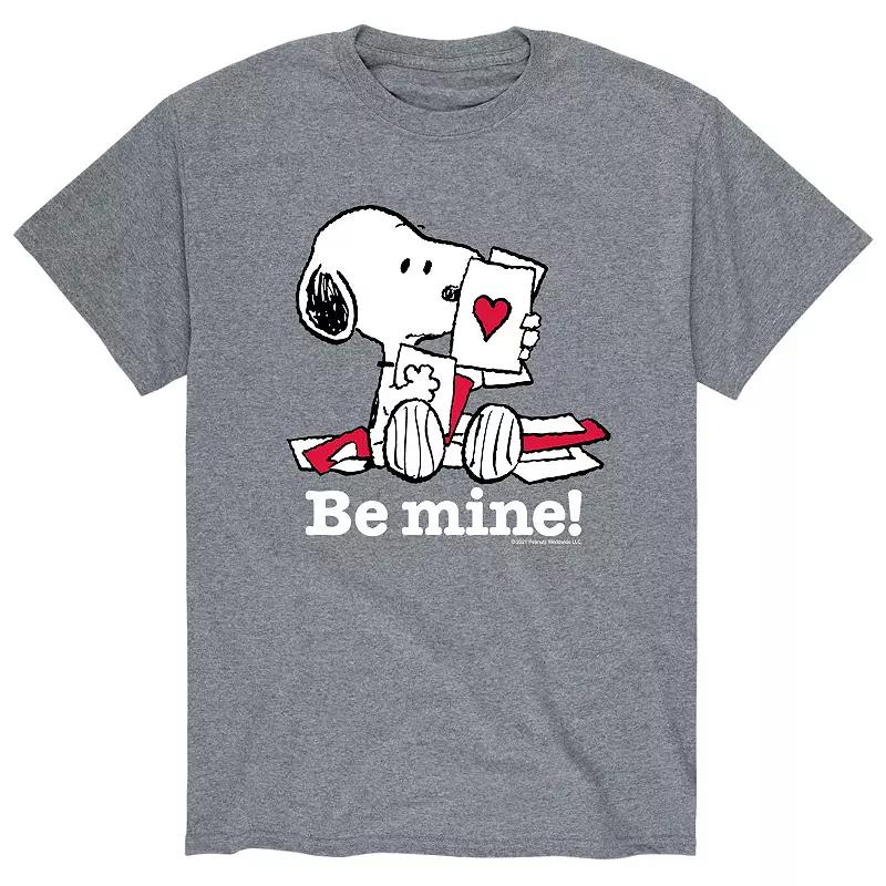 Big & Tall Peanuts Be Mine Tee, Men's,  Product Image