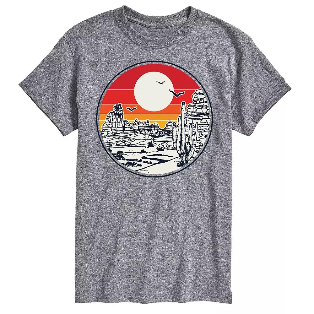 Big & Tall Desert Canyon Tee, Men's, Size: XXL Tall, Gray Product Image