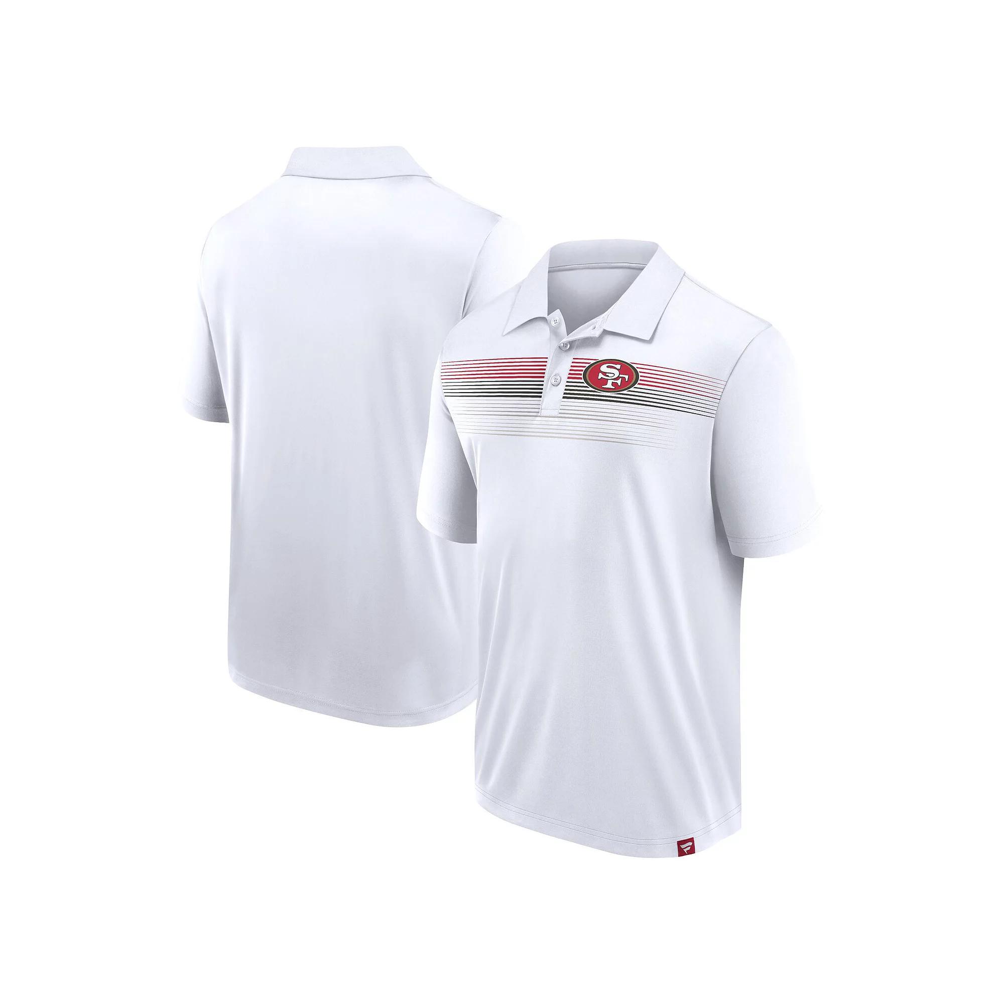 Men's Fanatics White San Francisco 49ers Victory For Us Interlock Polo,  Product Image