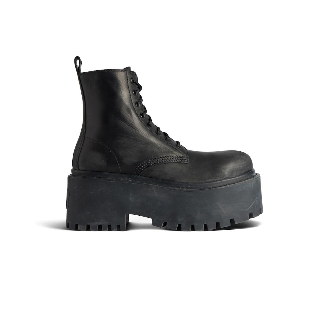 Women's Strike Platform Bootie in Black Product Image