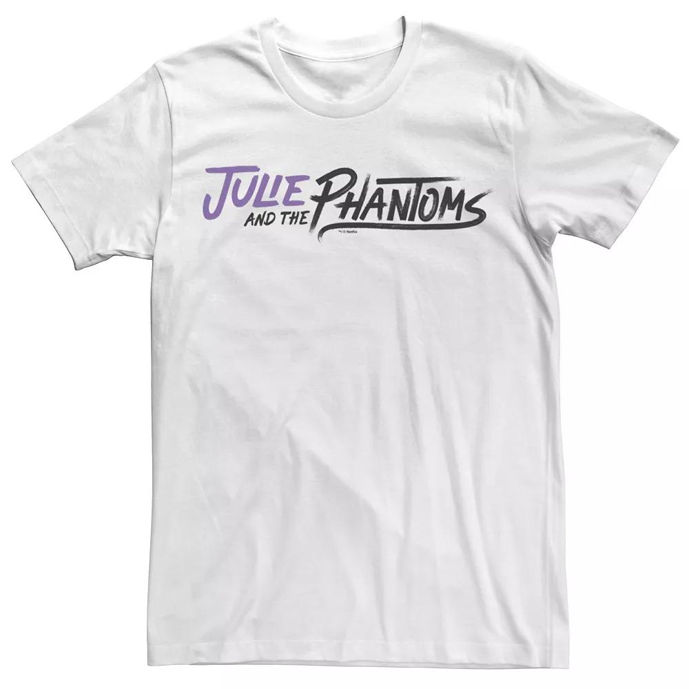 Men's Julie And The Phantoms Simple Logo Tee, Size: Large, White Product Image
