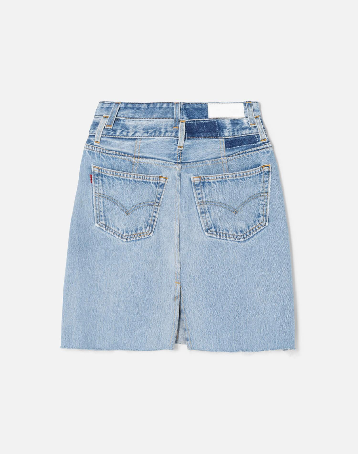 Levi's Double Waisted Pencil Skirt - Indigo (Retail) Product Image