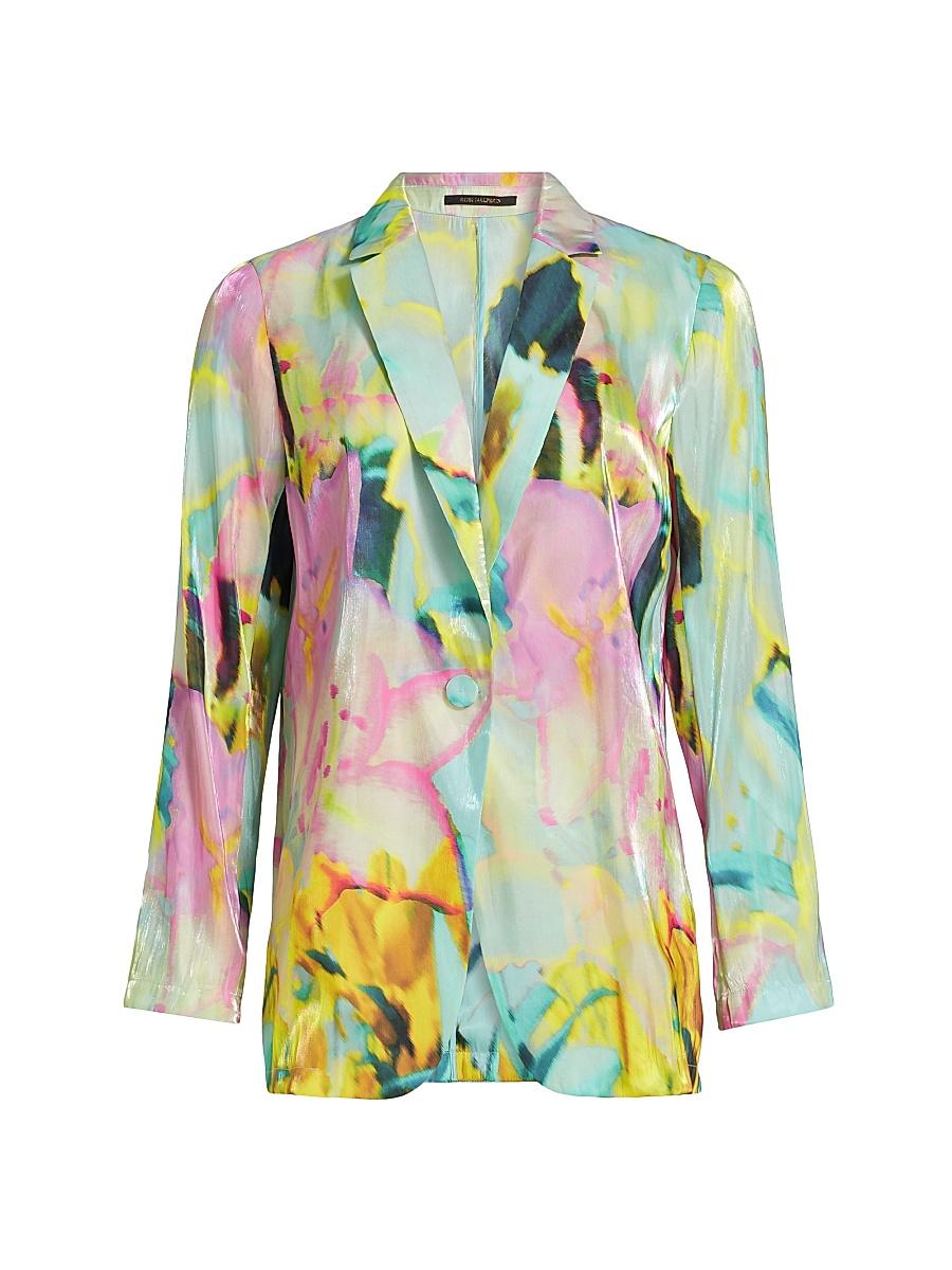 Womens Joan Lotus Metallic Satin Jacket Product Image