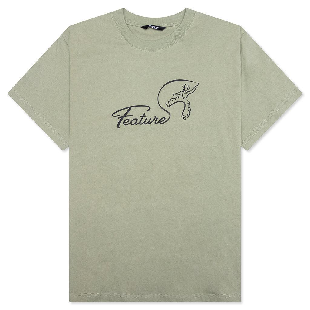 Cowboy Tee - Oil Green Male Product Image