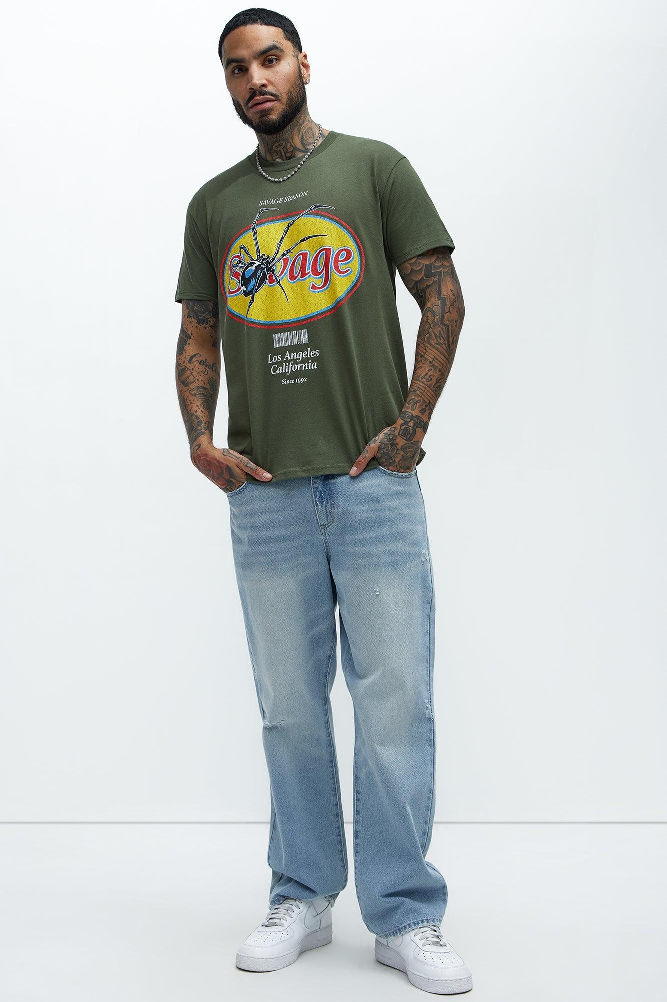 Savage LA Short Sleeve Tee - Olive Product Image