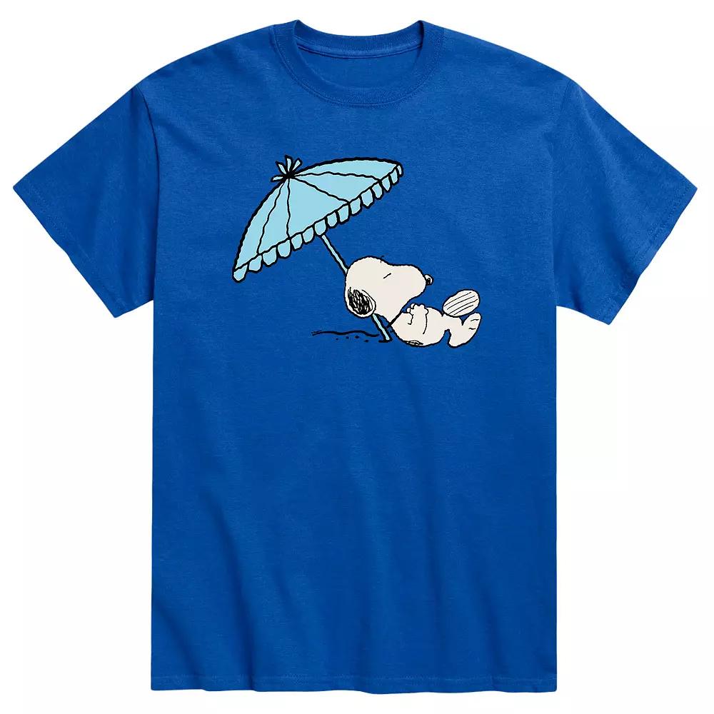 Men's Peanuts Snoopy Beach Umbrella Tee,  Product Image
