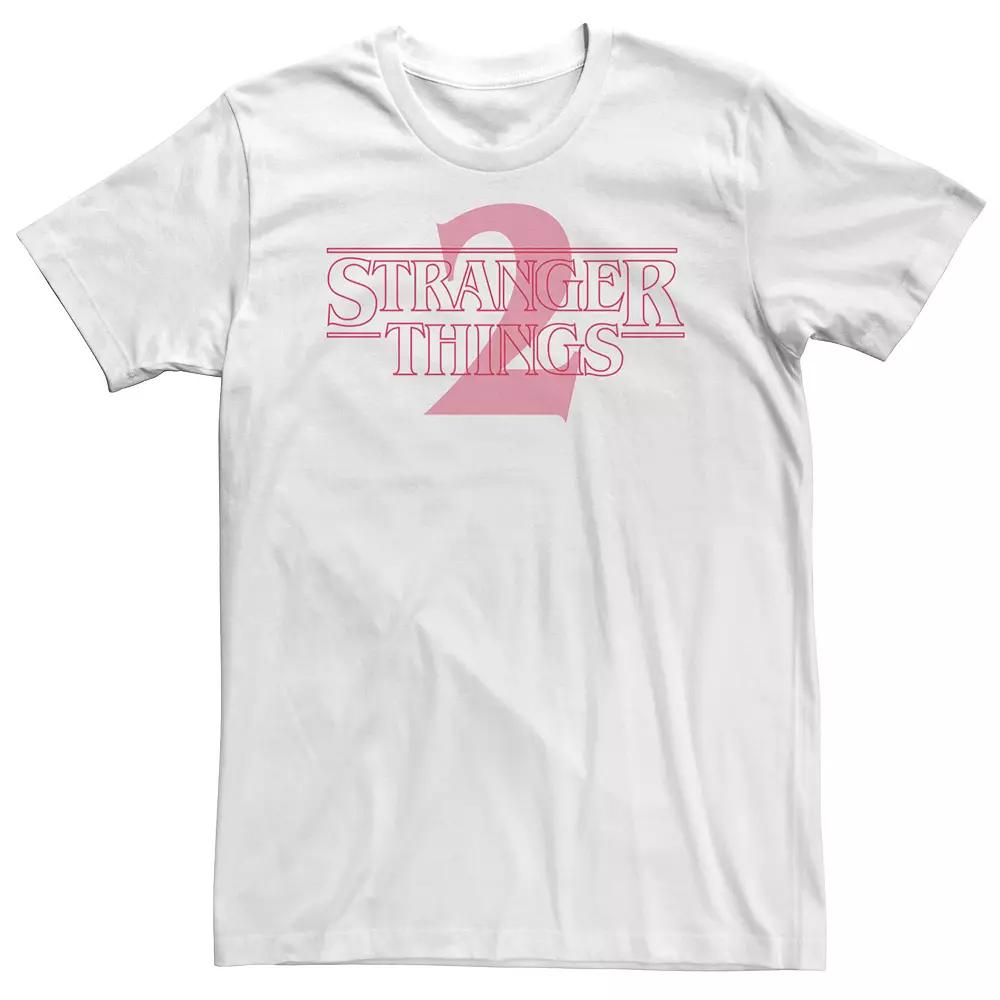 Big & Tall Netflix Stranger Things 2 Simple Logo Tee, Men's,  Product Image