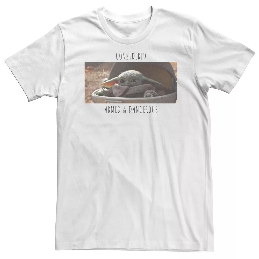 Big & Tall Star Wars The Mandalorian The Child Armed & Dangerous Tee, Men's,  Product Image