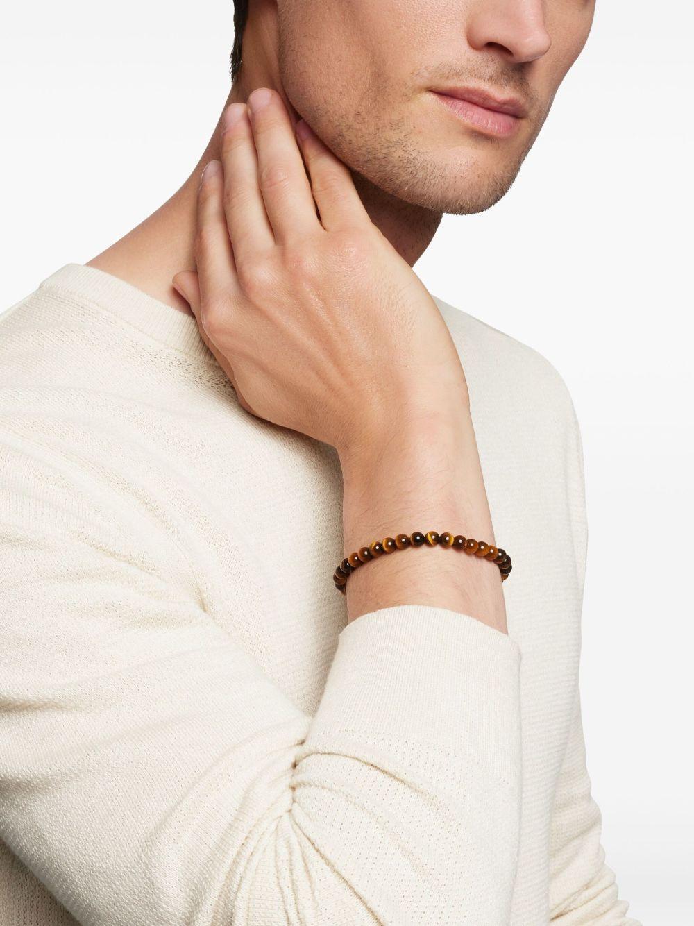 sterling silver Spiritual Beads bracelet (8mm) Product Image