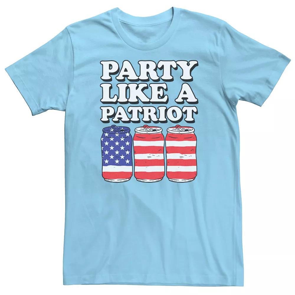 Men's Party Like A Patriot Graphic Tee,  Product Image