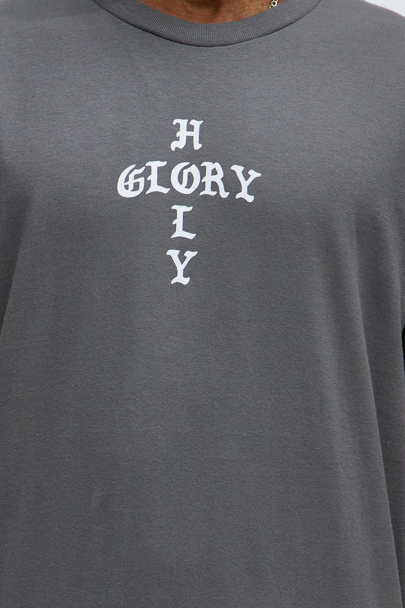 Holy Glory Short Sleeve Tee - Charcoal Product Image