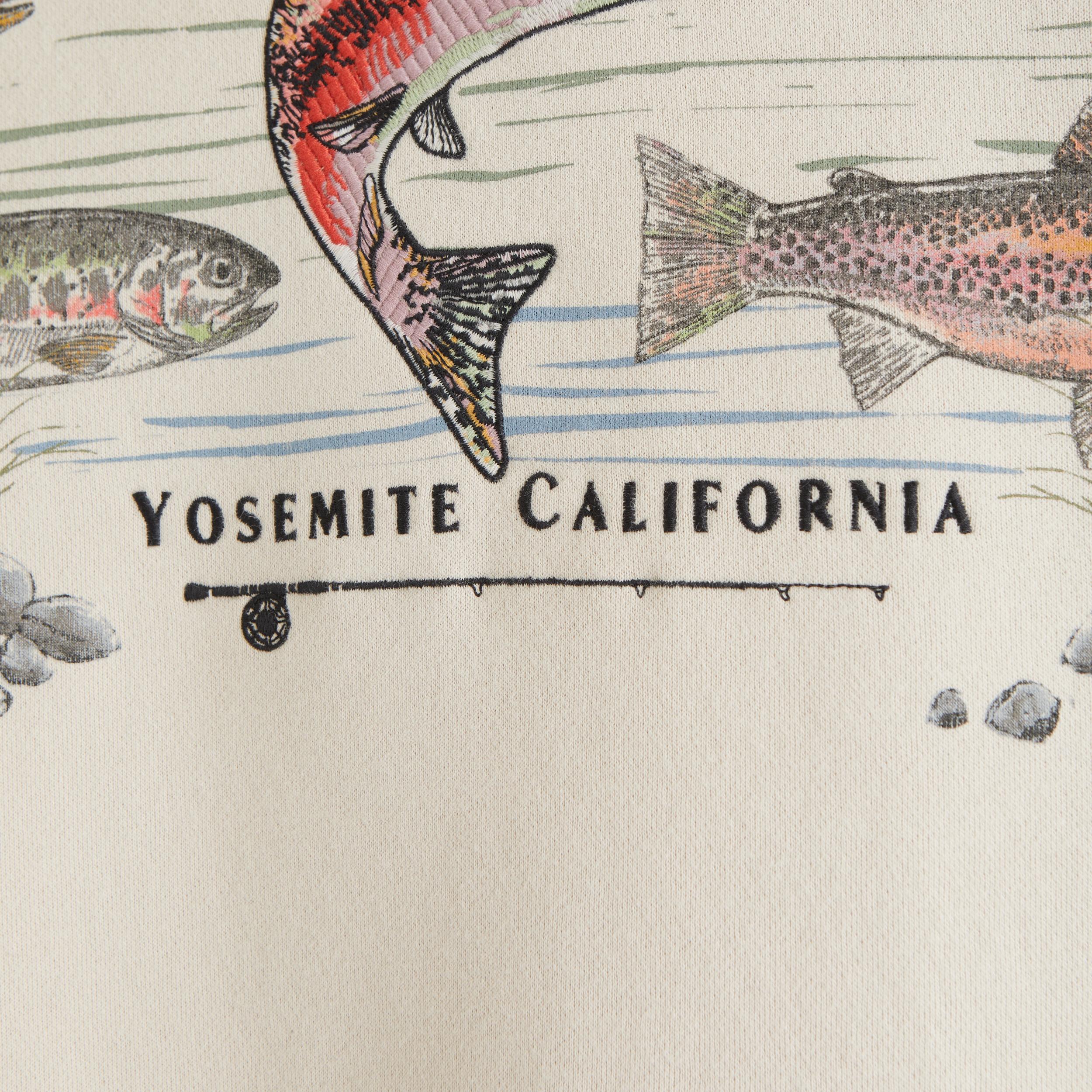 Fishing Graphic Crew Sweatshirt Product Image