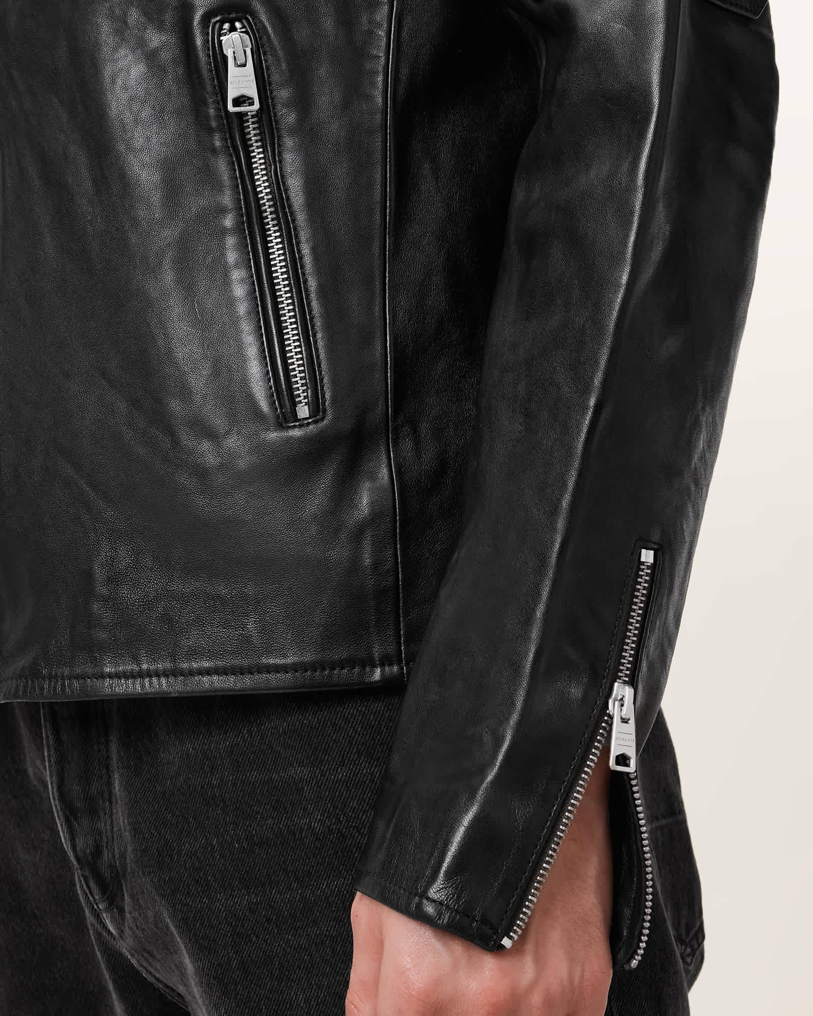 Cora Leather Jacket Product Image