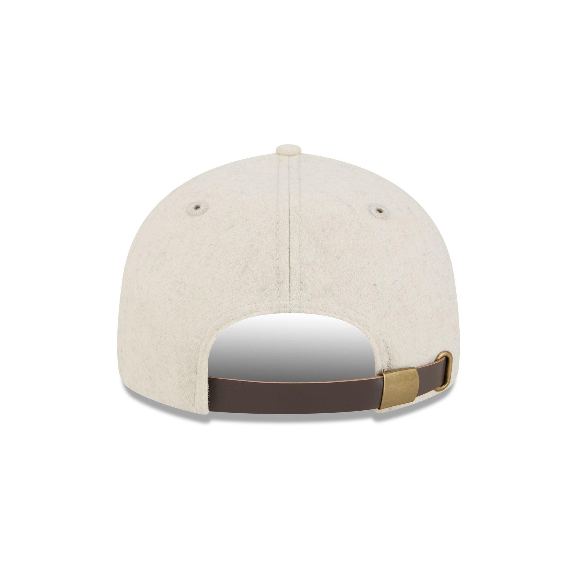 New Era Cap Heather Gray Melton Wool Retro Crown 9FIFTY Strapback Hat Male Product Image