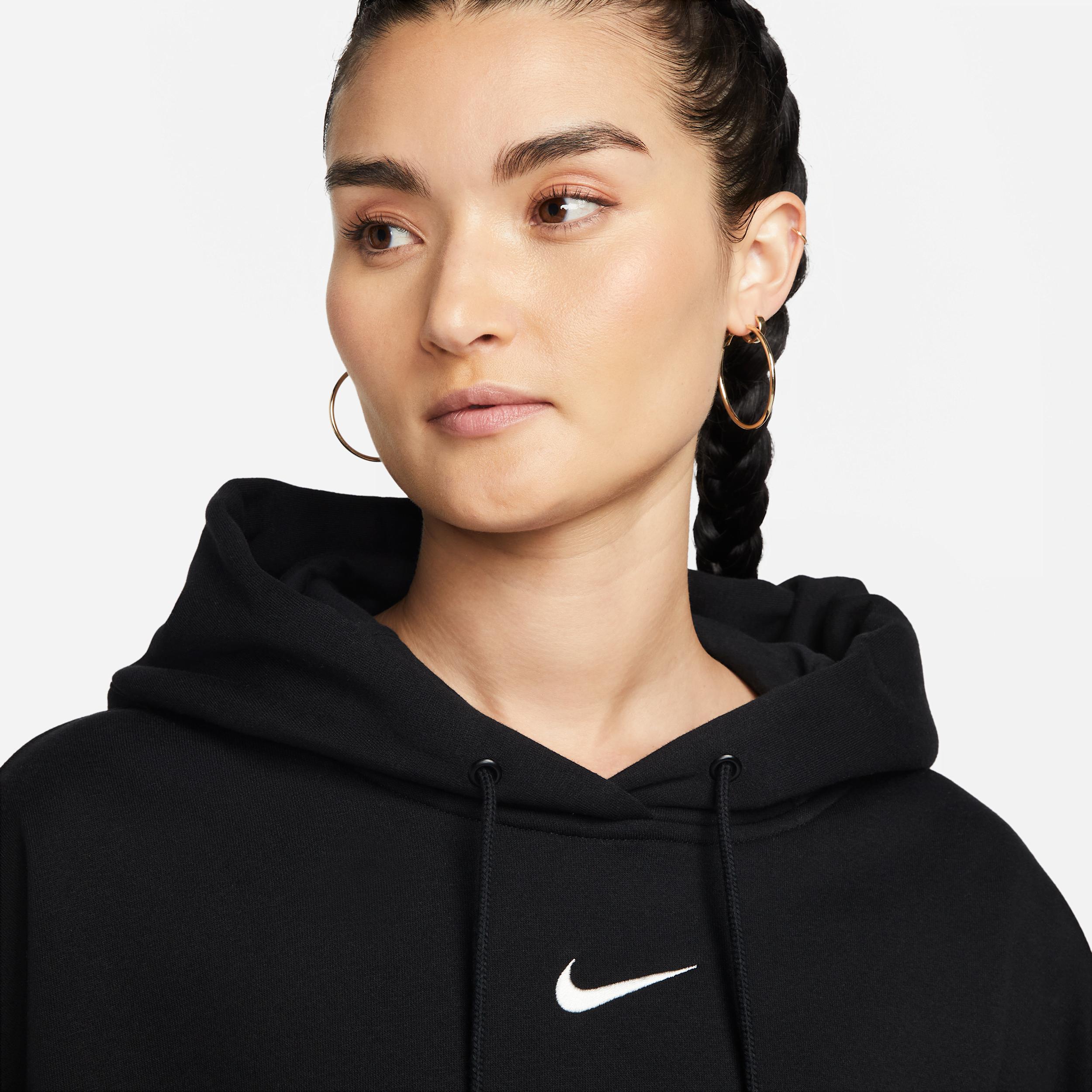 Womens Nike Sportswear Phoenix Fleece Over-Oversized Pullover Hoodie | DQ5858-010 Product Image