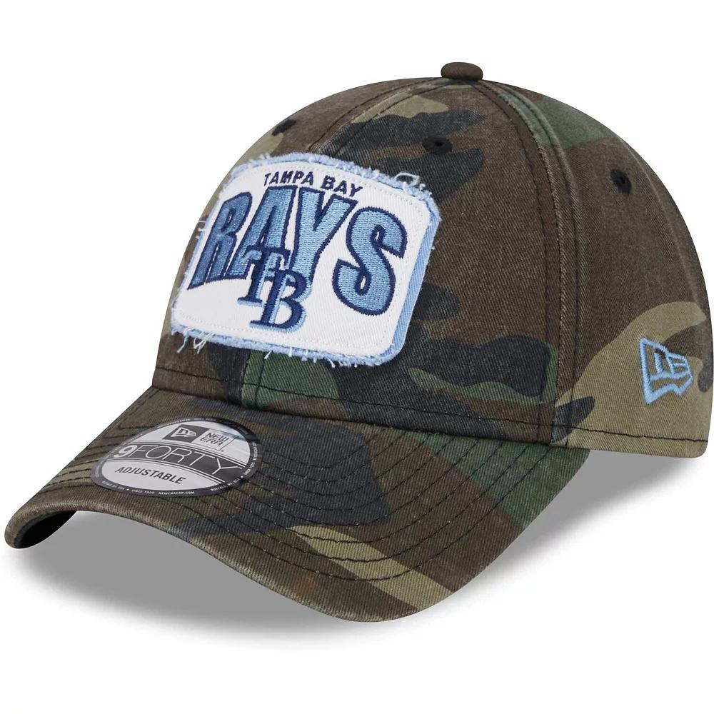 Men's New Era Camo Tampa Bay Rays Gameday 9FORTY Adjustable Hat, Green Product Image