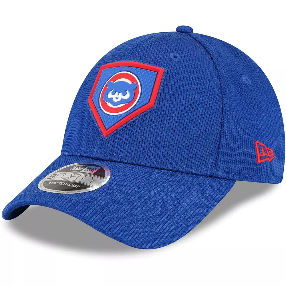 Men's New Era Royal Chicago Cubs 2022 Clubhouse 9FORTY Snapback Hat, Blue Product Image