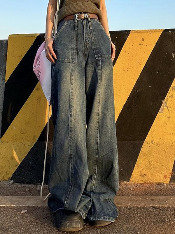 Vintage Distressed Boyfriend Jeans Product Image