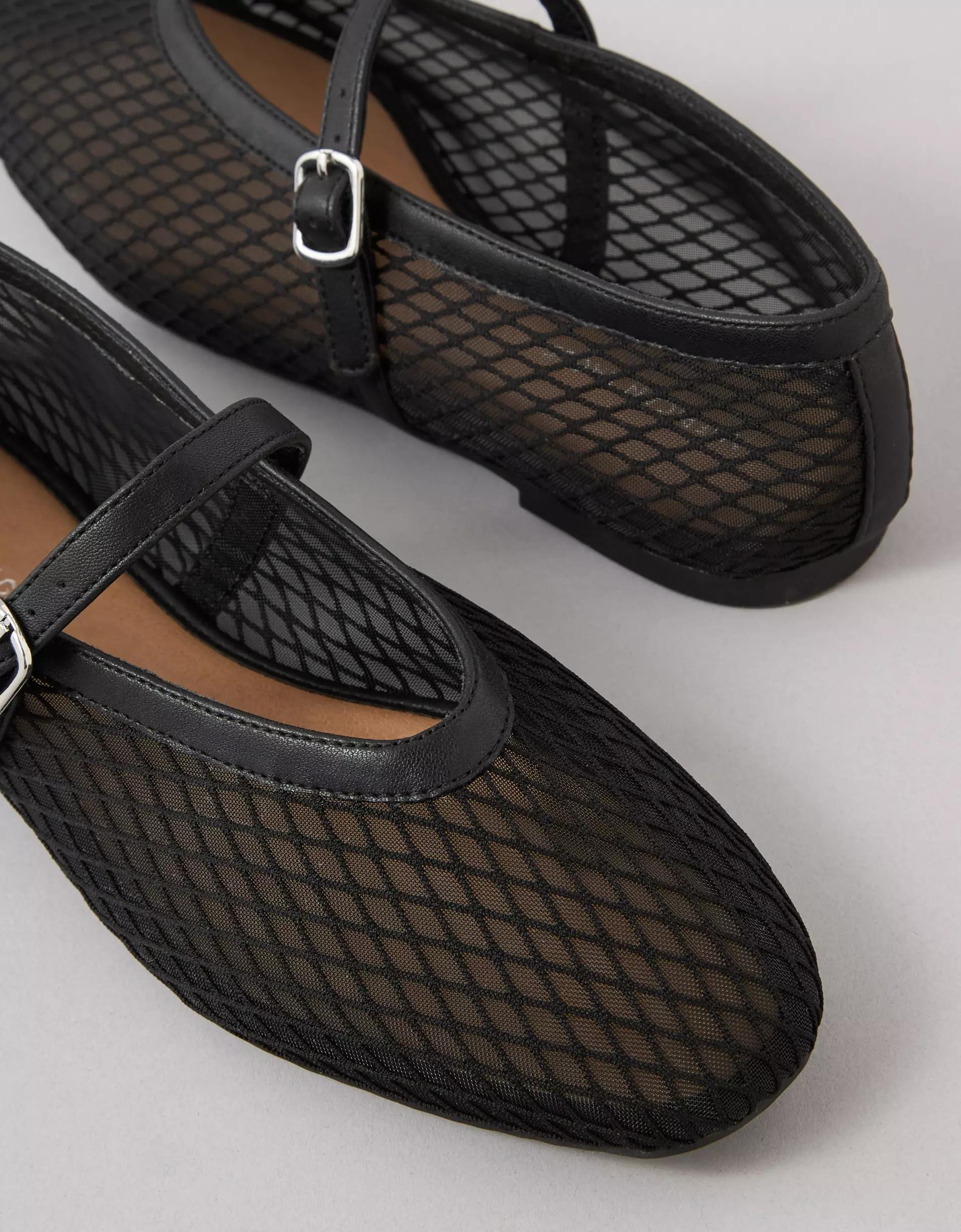 AE Mesh Mary Jane Flats Product Image