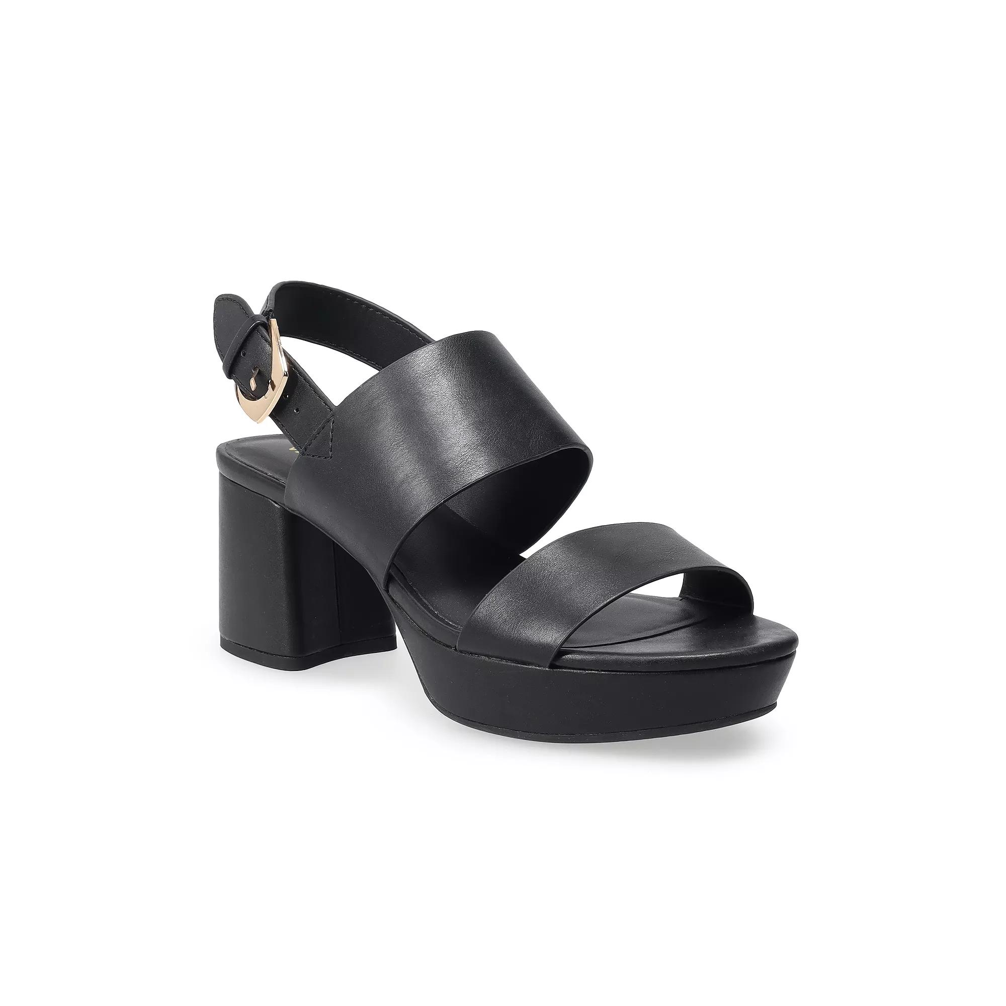 Sonoma Goods For Life Two-Strap Womens Platform Sandals Product Image