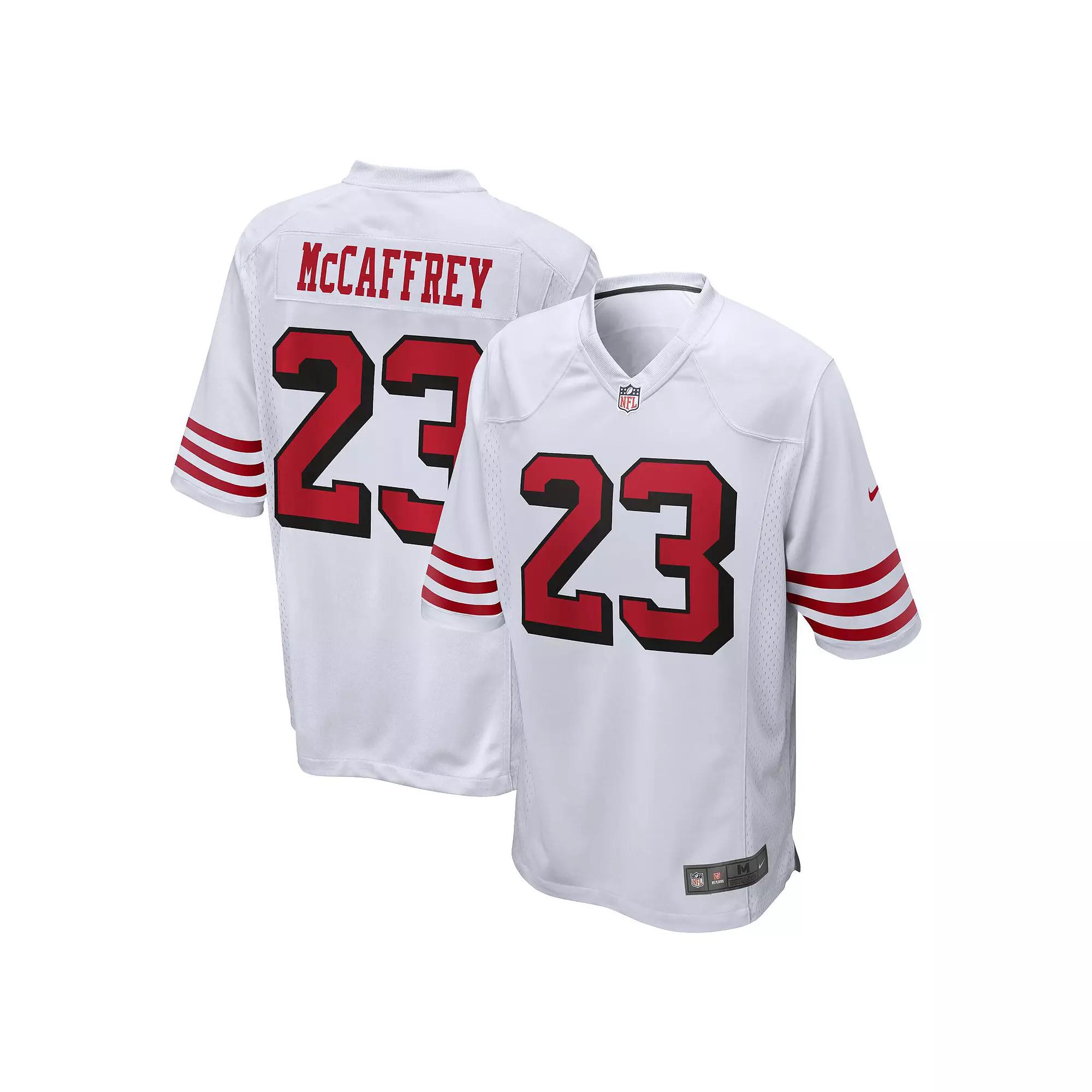 Men's Nike Christian McCaffrey White San Francisco 49ers Game Jersey,  Product Image