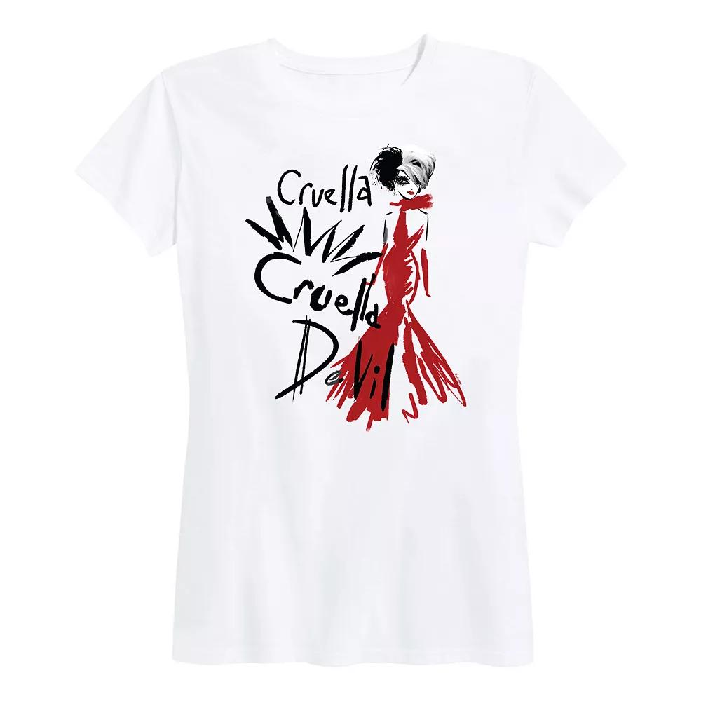 Disney's Cruella Women's De Vil Graphic Tee,  Product Image