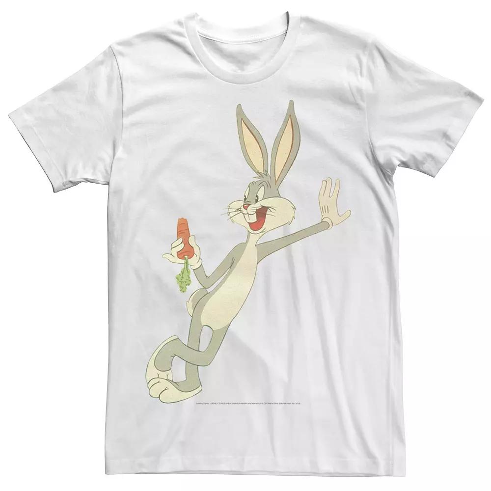 Men's Looney Tunes Bugs Bunny Eating A Carrot Portrait Tee,  Product Image