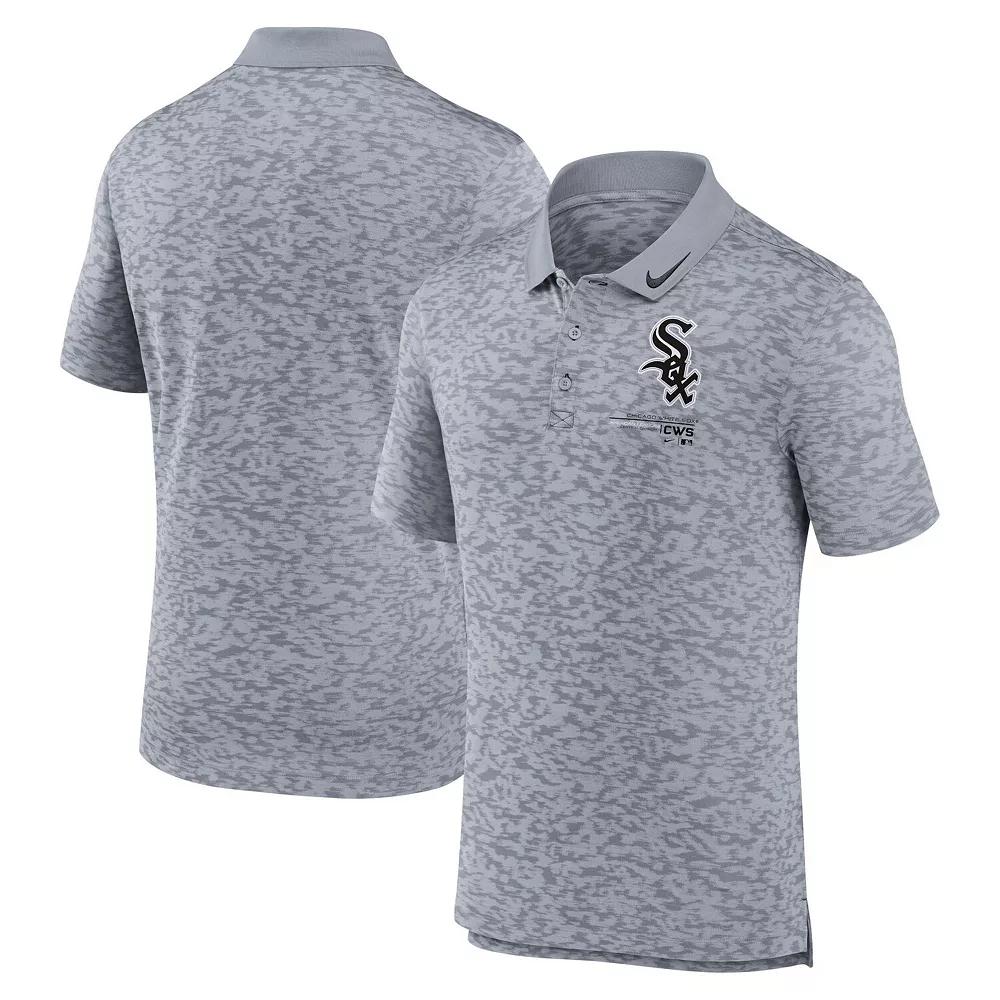Men's Nike Gray Chicago White Sox Next Level Performance Polo,  Product Image
