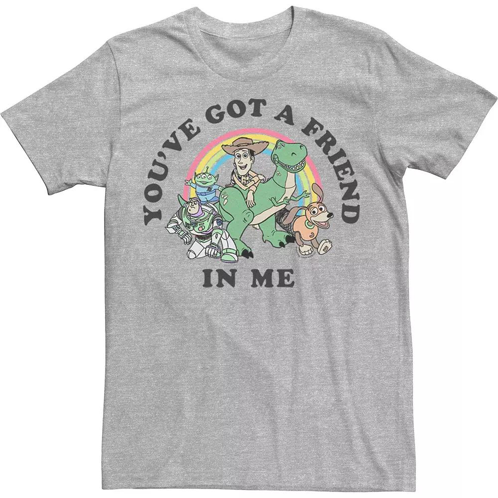 Disney / Pixars Toy Story Mens Youve Got A Friend In Me Graphic Tee Athletic Grey Product Image