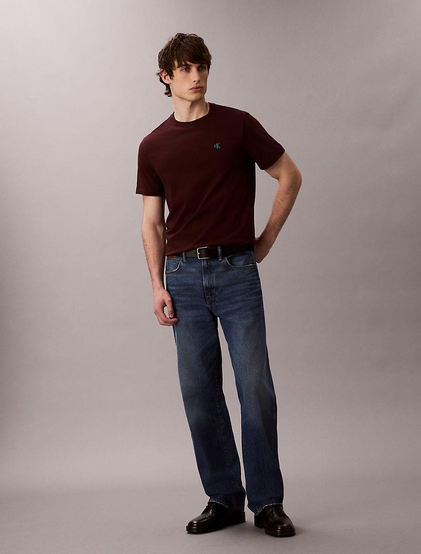 Embroidered Monogram Logo Relaxed T-Shirt Product Image