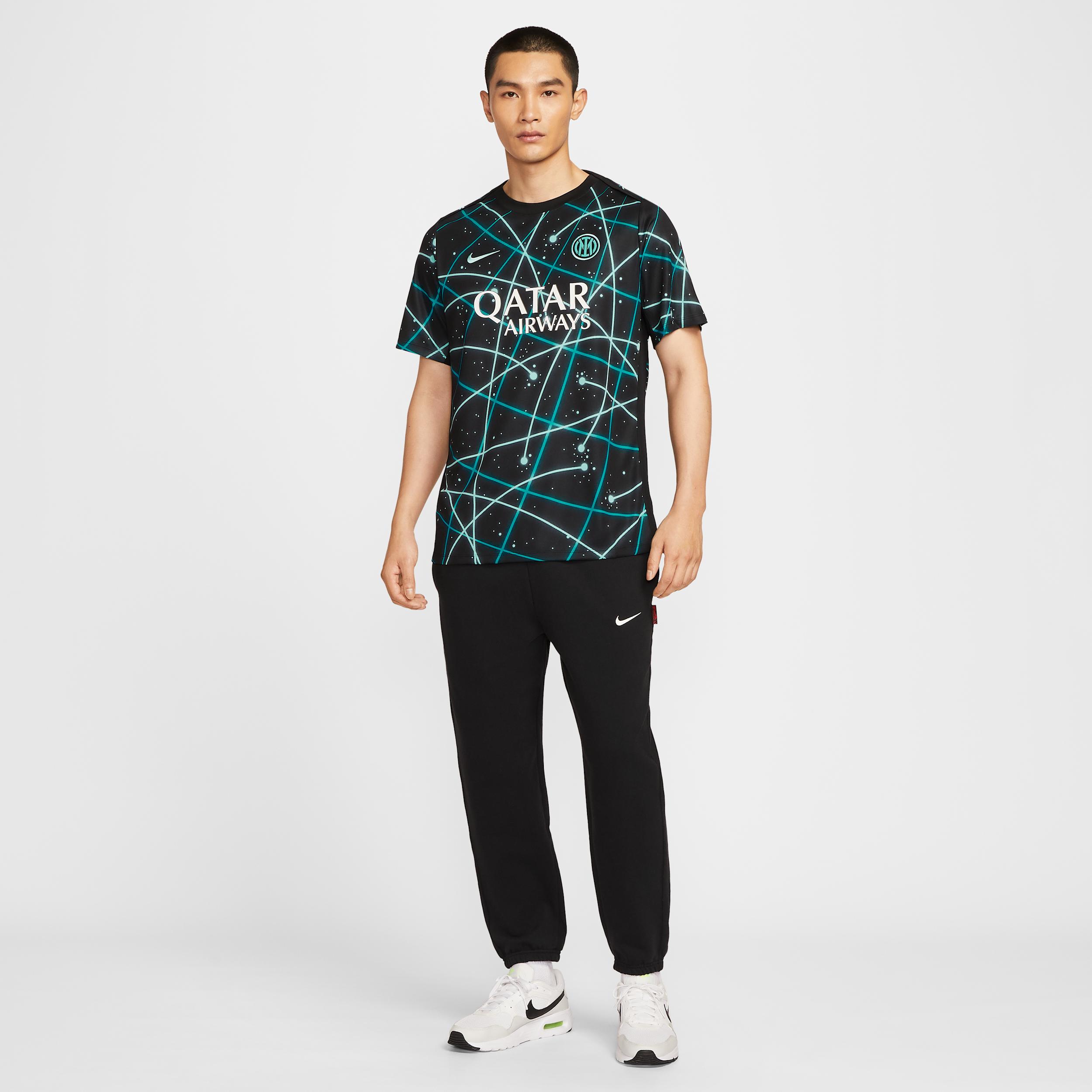 Inter Milan Academy Pro Nike Mens Dri-FIT Soccer Pre-Match Short-Sleeve Top | IF3969-011 Product Image