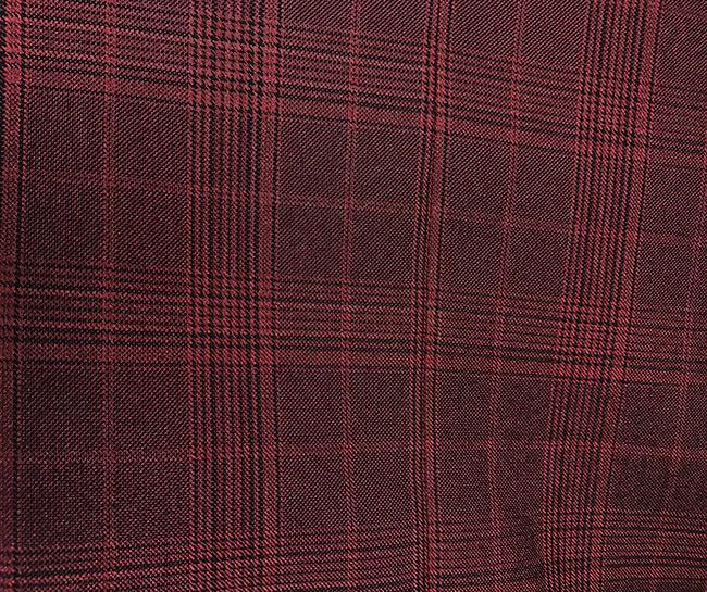 (48R Blazer) Regular Fit Burgundy Blazer Product Image