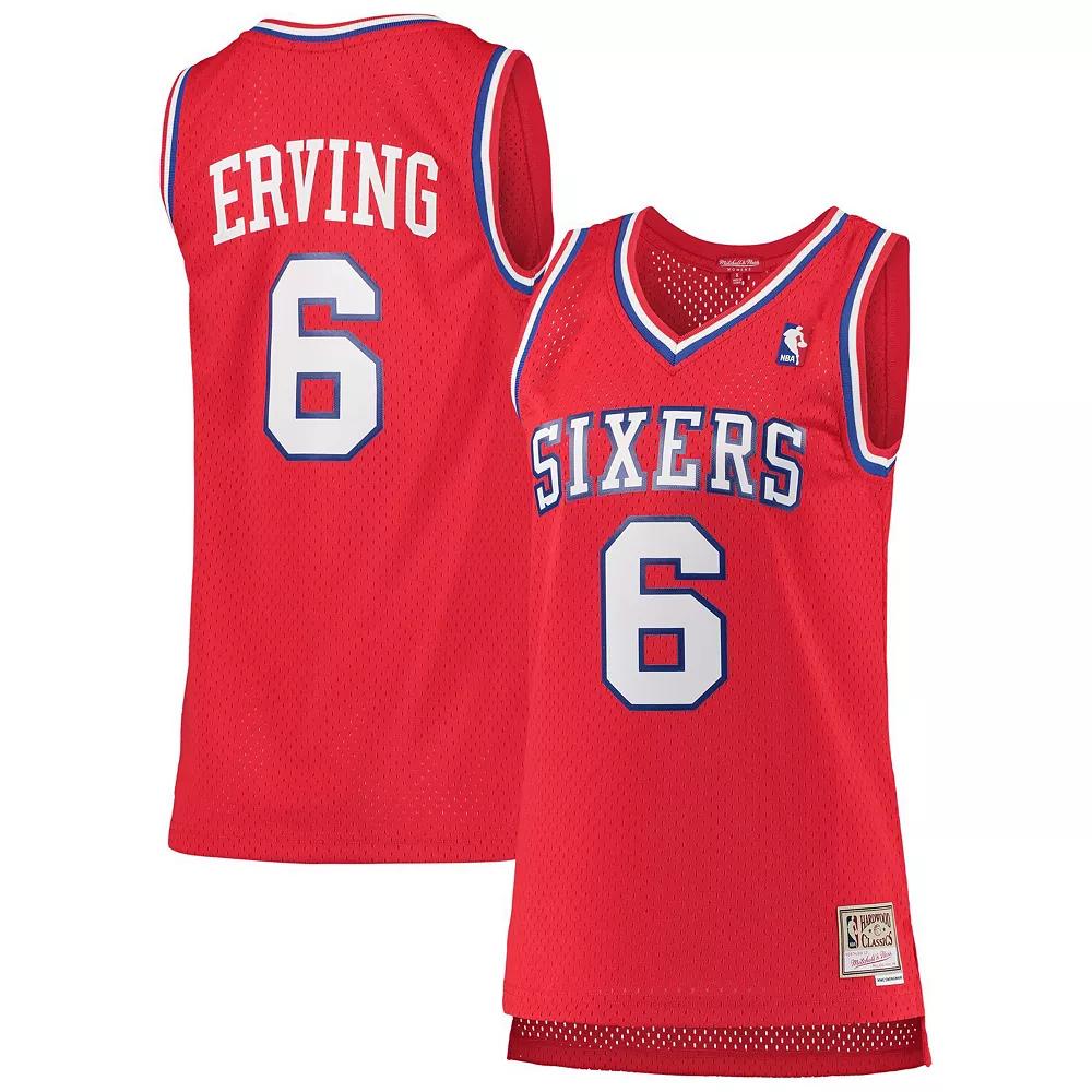 Women's Mitchell & Ness Julius Erving Red Philadelphia 76ers 1982/83 Hardwood Classics Swingman Jersey, Size: Small, 76r Red Product Image
