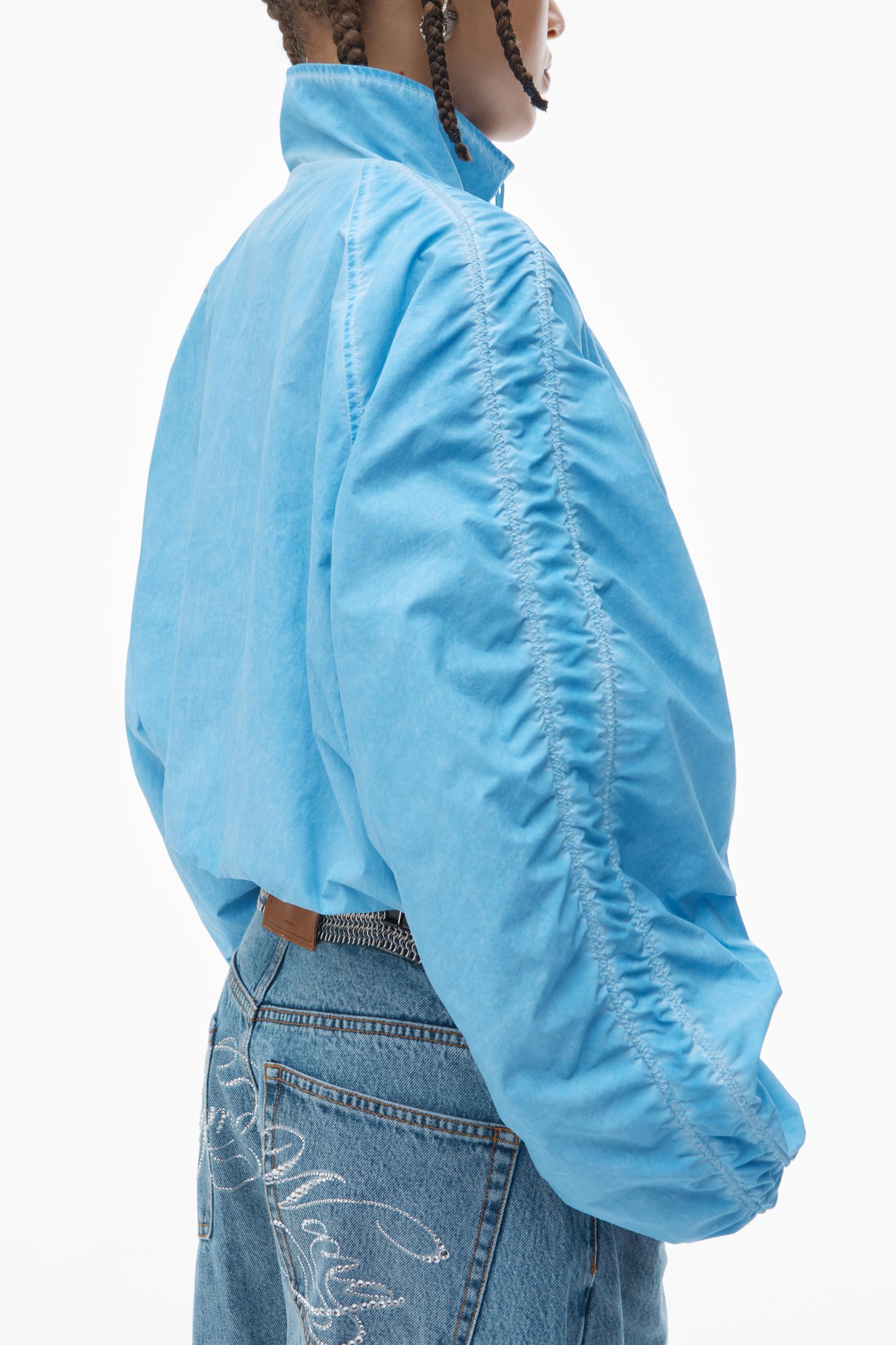 Ruched Track Jacket Product Image