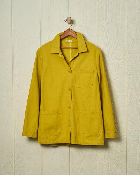 Women’s French Workman’s Jacket in Squash Herringbone Product Image