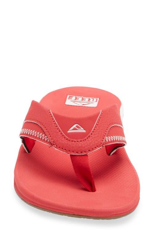 Men's REEF St. Louis Cardinals Fanning Bottle Opener Sandals,  Product Image