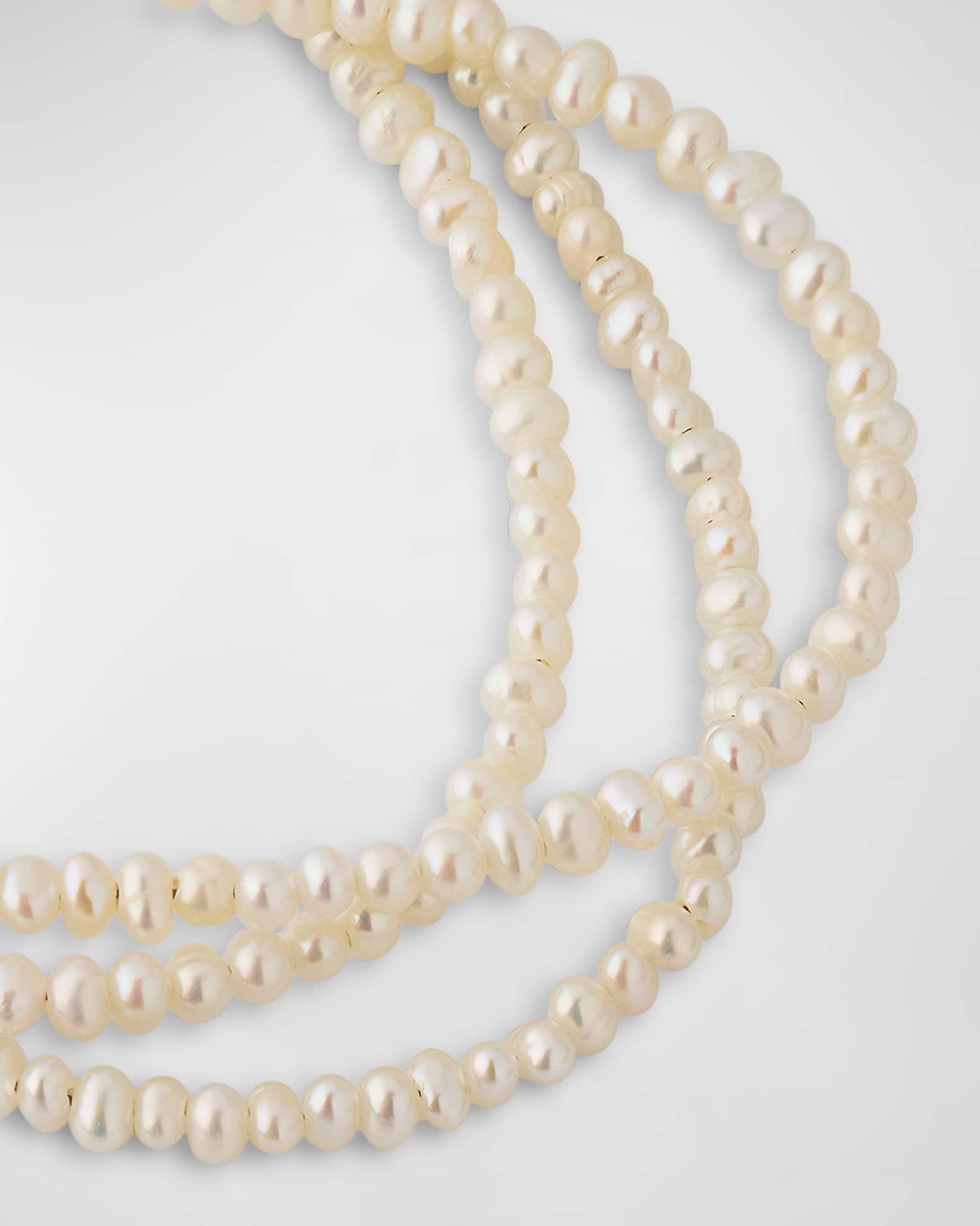 Mini Pearl Triple Layer Necklace Product Image