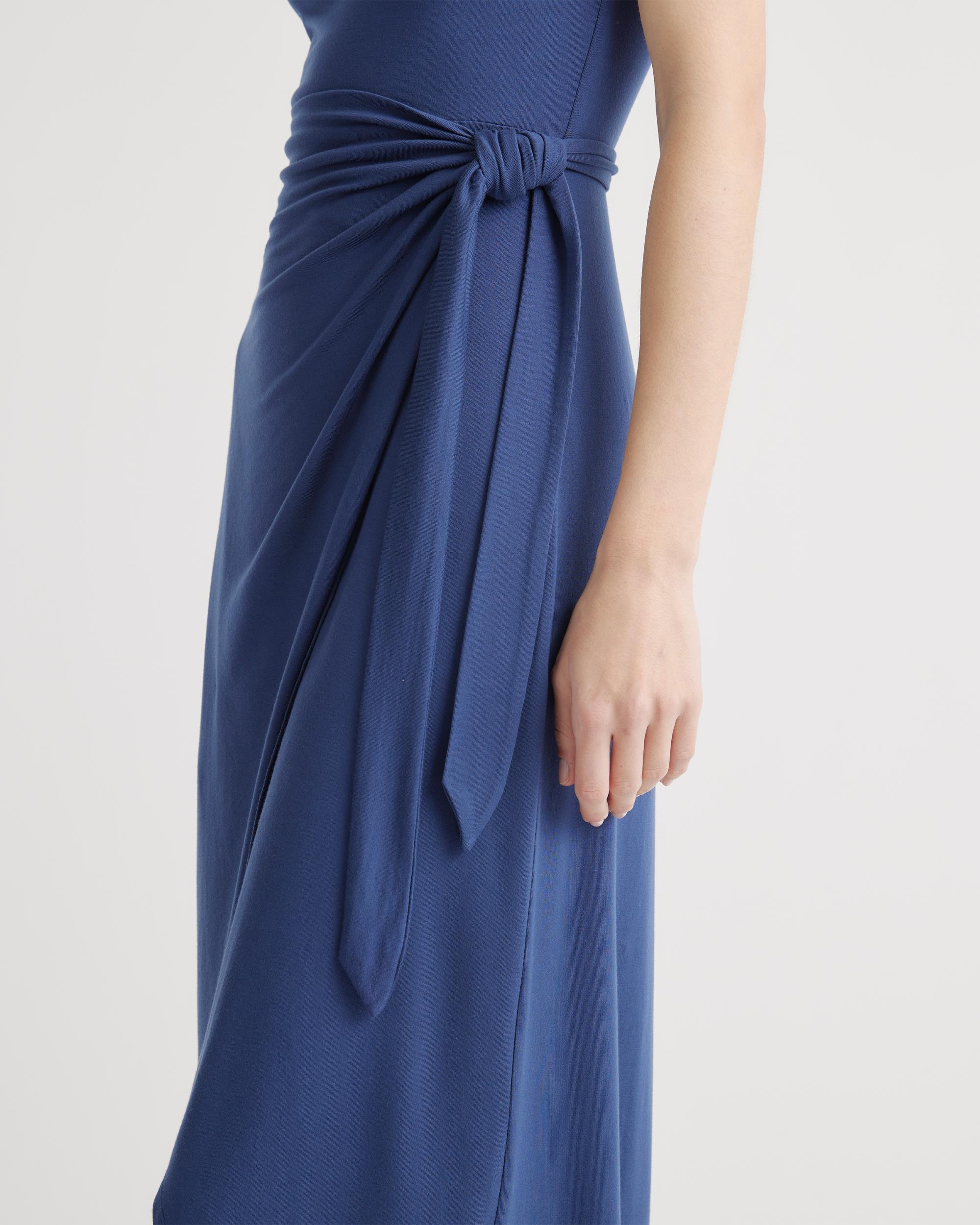 Quince | Women's Tencel Jersey Side Tie Midi Dress Product Image