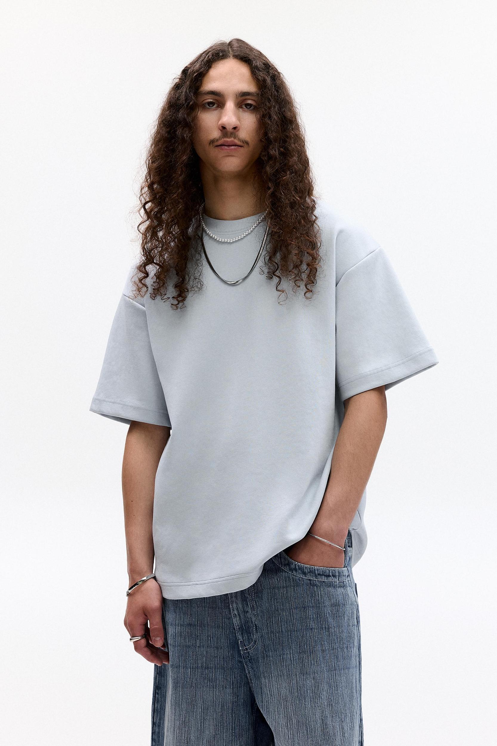 Basic short sleeve sweatshirt Product Image