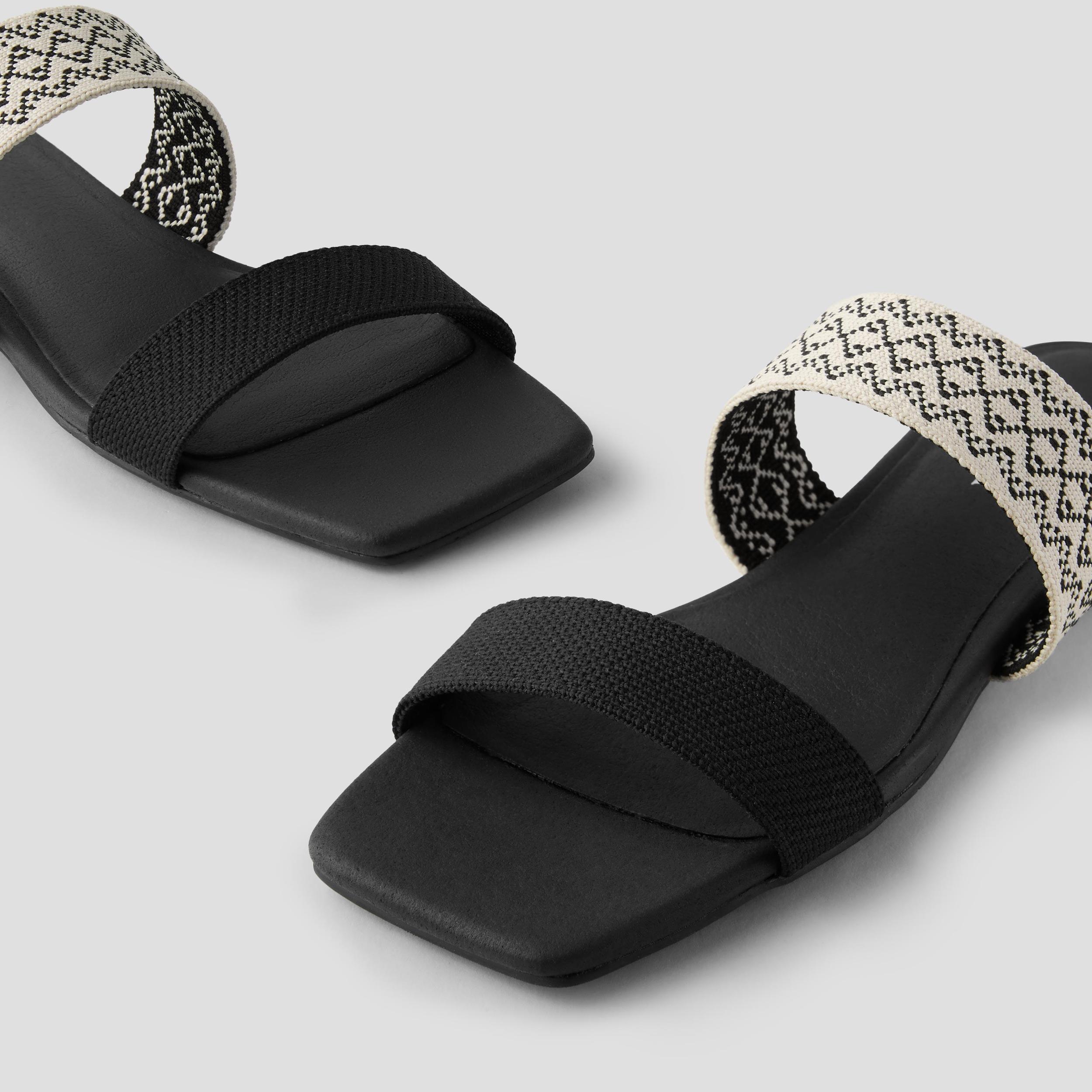 Square-Toe Slide Sandal (Maya) Product Image