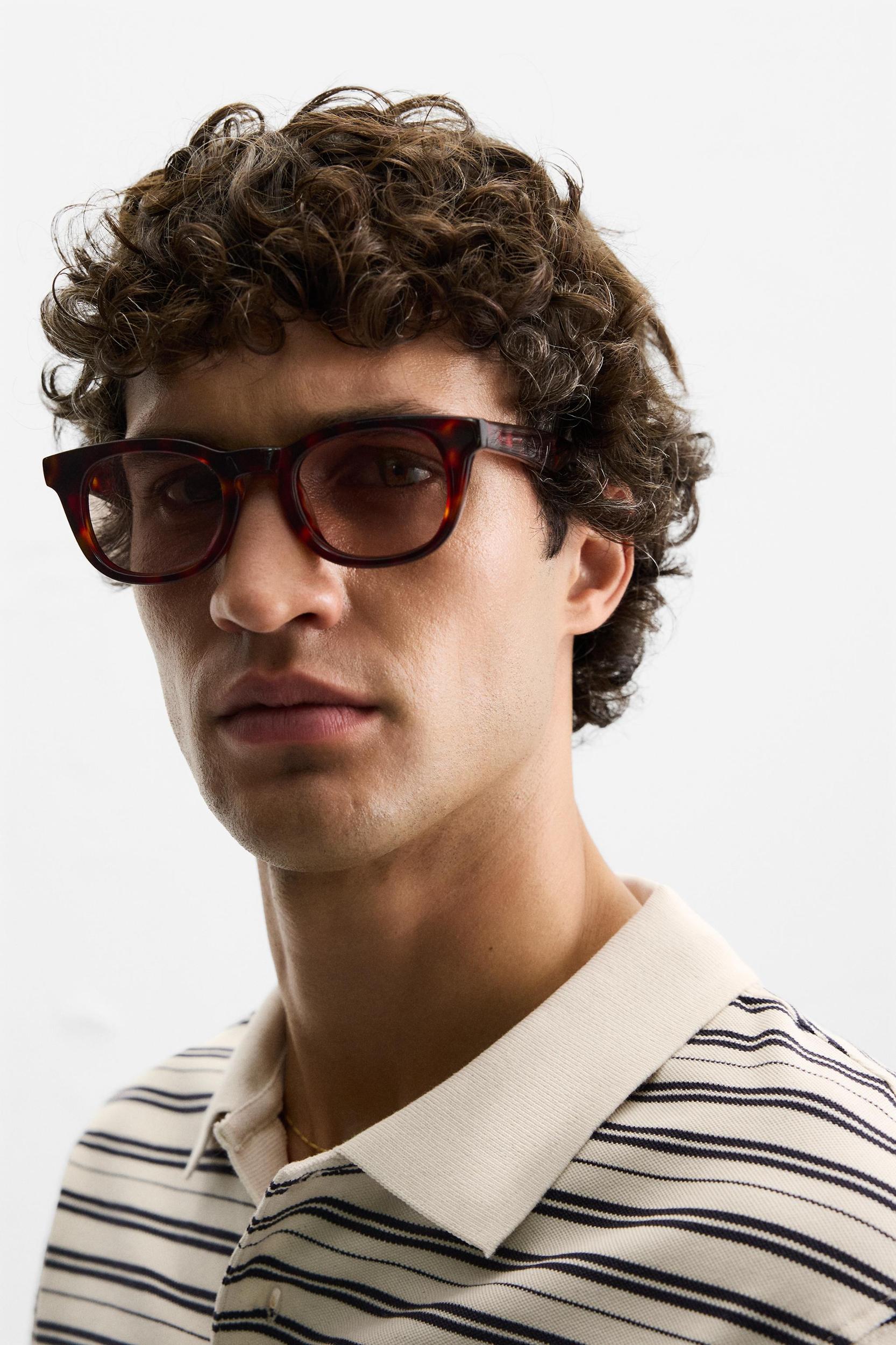 STRIPED PIQUÉ POLO SHIRT Product Image