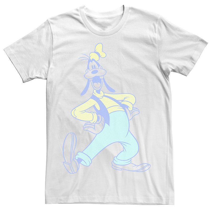 Disney's Mickey And Friends Goofy Men's Neon Portrait Tee,  Product Image