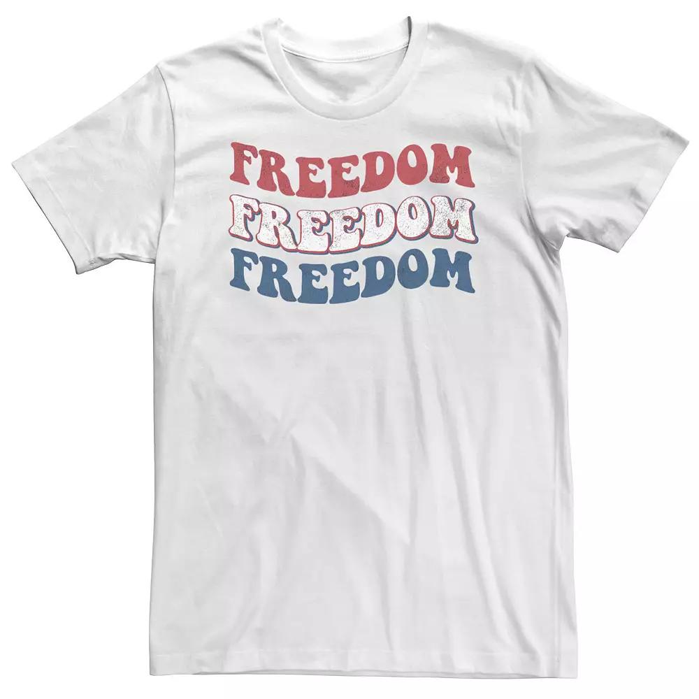 Big & Tall Fifth Sun Freedom Red, White & Blue Word Stack Tee, Men's, Size: 5XL Product Image