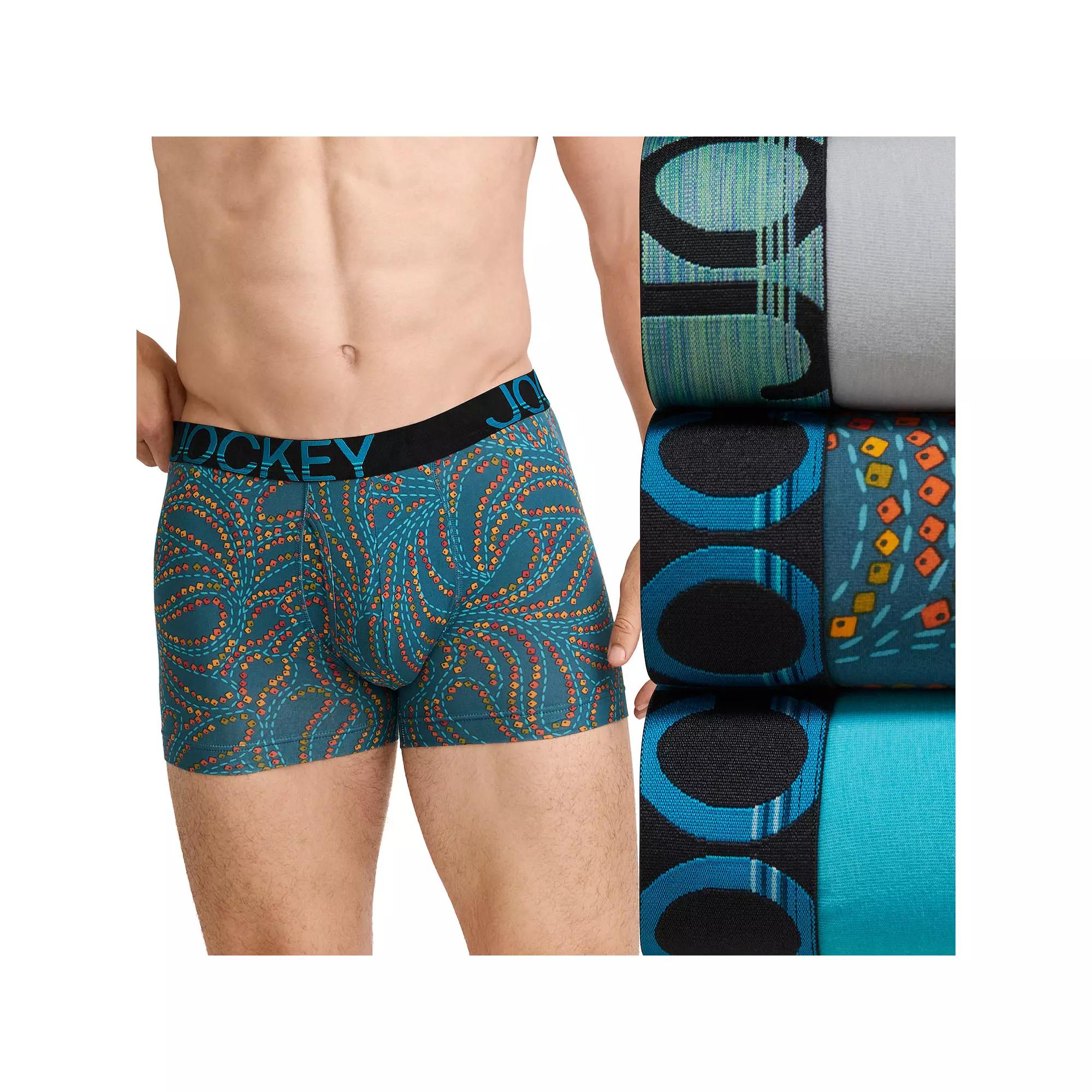 Men's Jockey® 3-Pack ActiveStretch™ 4" Boxer Brief,  Product Image