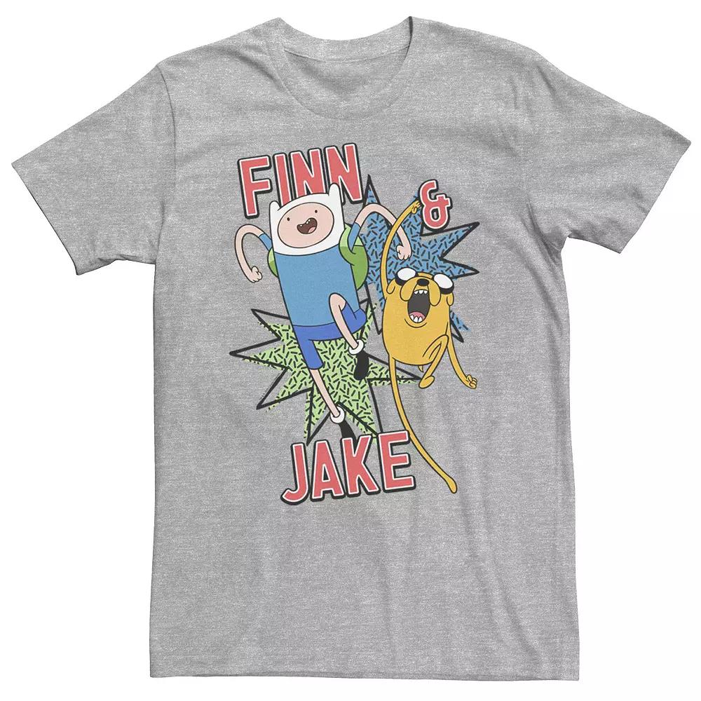 Big & Tall Cartoon Network Adventure Time Finn & Jake Kapows Tee, Men's,  Product Image
