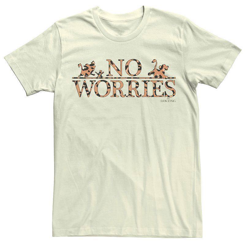 Disney's The Lion King Men's No Worries Leopard Fill Tee,  Product Image